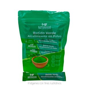 Batido Verde Alcalinizante en Polvo de Natura506